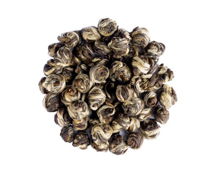Illustration : jasmine pearls loose leaf pouch 250g