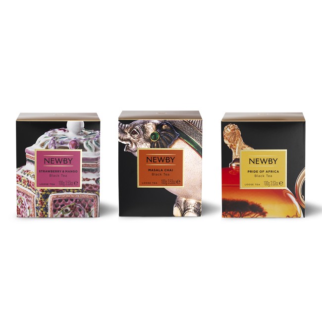 Illustration : black teas heritage trio set