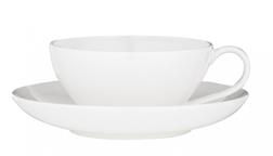 Fine Bone China Teacups With Saucers: Teaware