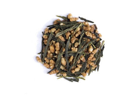 Illustration : genmaicha loose leaf pouch 250g