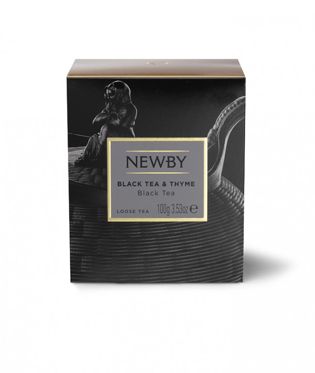 Illustration : black tea & thyme heritage loose leaf