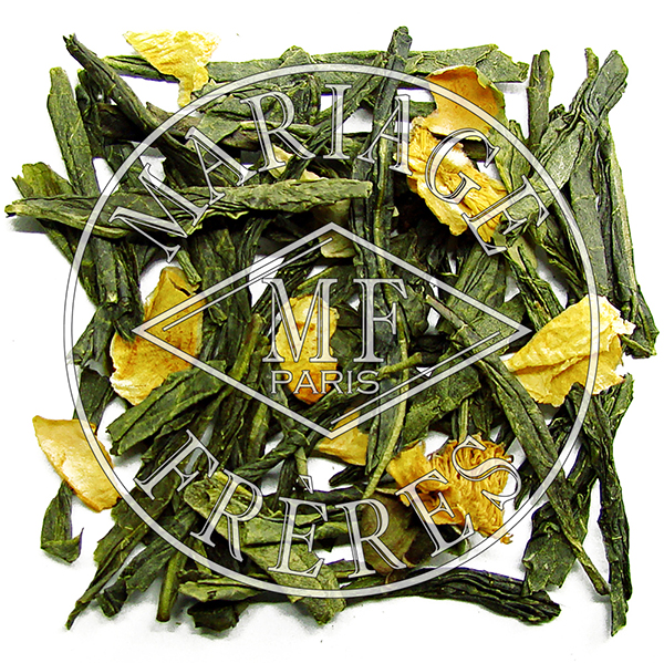 Illustration : thé vert au tibet